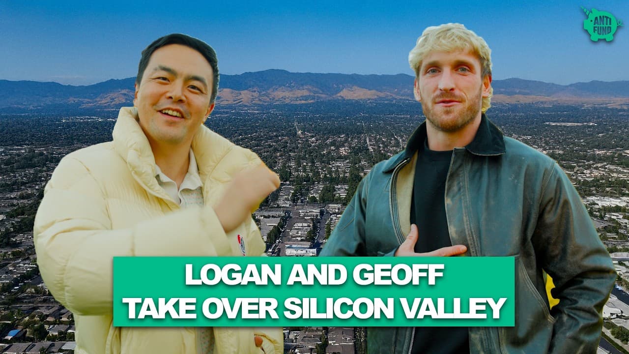 Geoff Woo and Logan Paul in Silicon Valley.